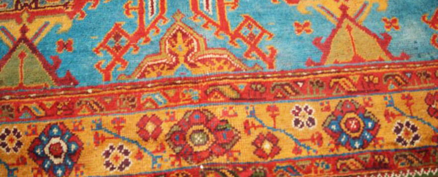 Old Anatolian Oushak rug