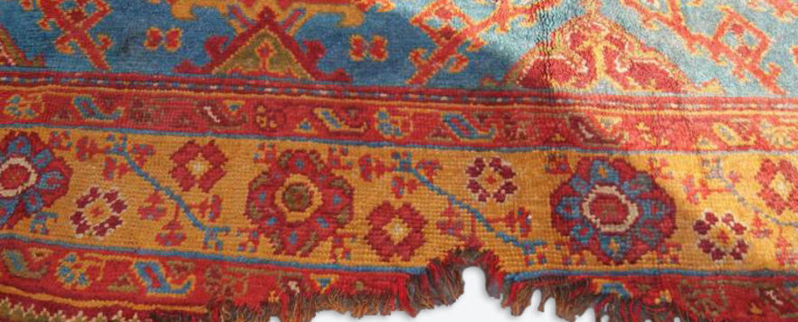 Old Anatolian Oushak rug
