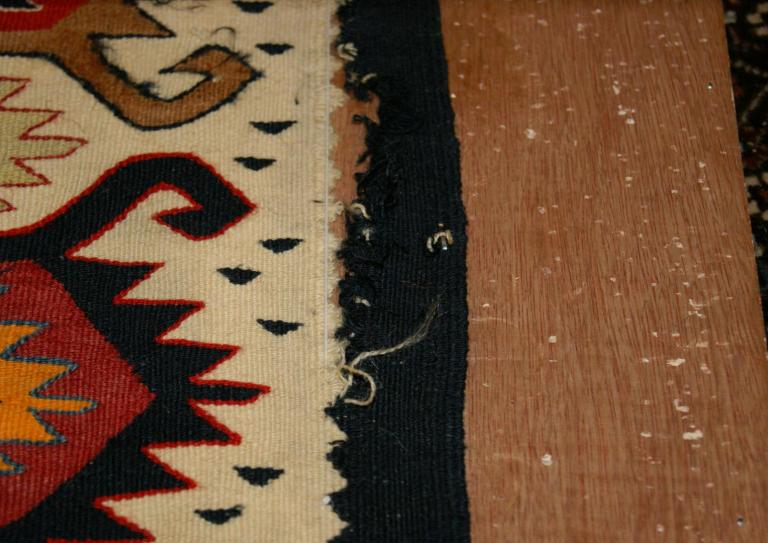Kilim restoration After Kilim restoration After