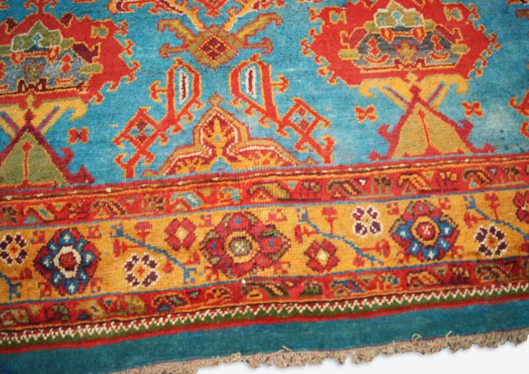 Old Anatolian Oushak rug