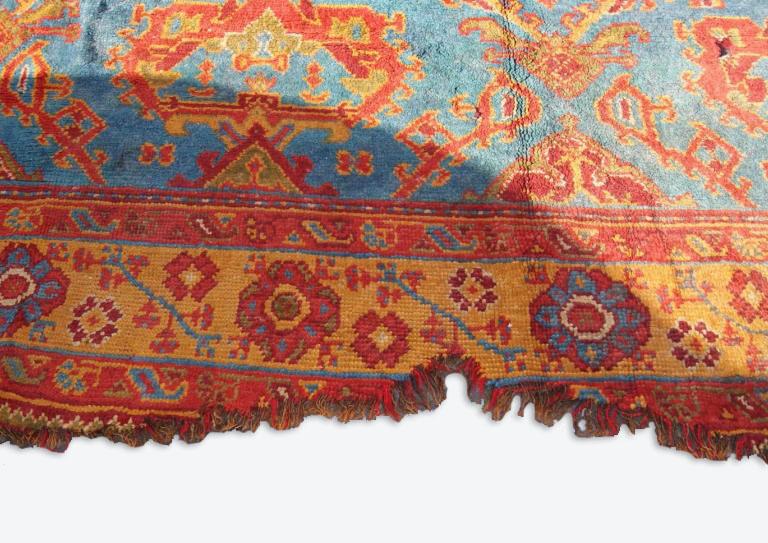 Old Anatolian Oushak rug