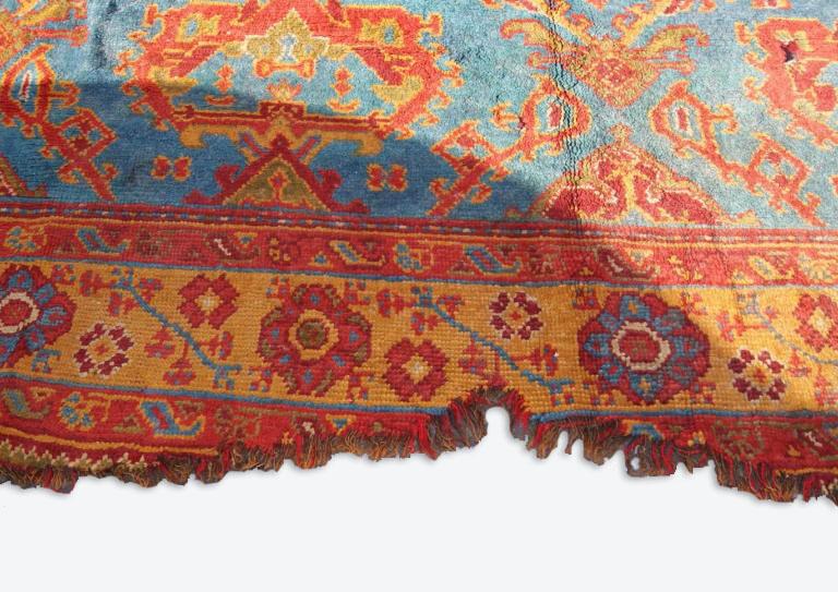 Old Anatolian Oushak rug Old Anatolian Oushak rug